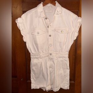 Cream Romper Blank NYC size M